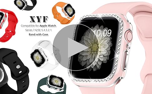 スマホアクセサリー Apple Watch 7 Case Amazon.com: PZOZ Compatible for Apple Watch Series 7/8/9