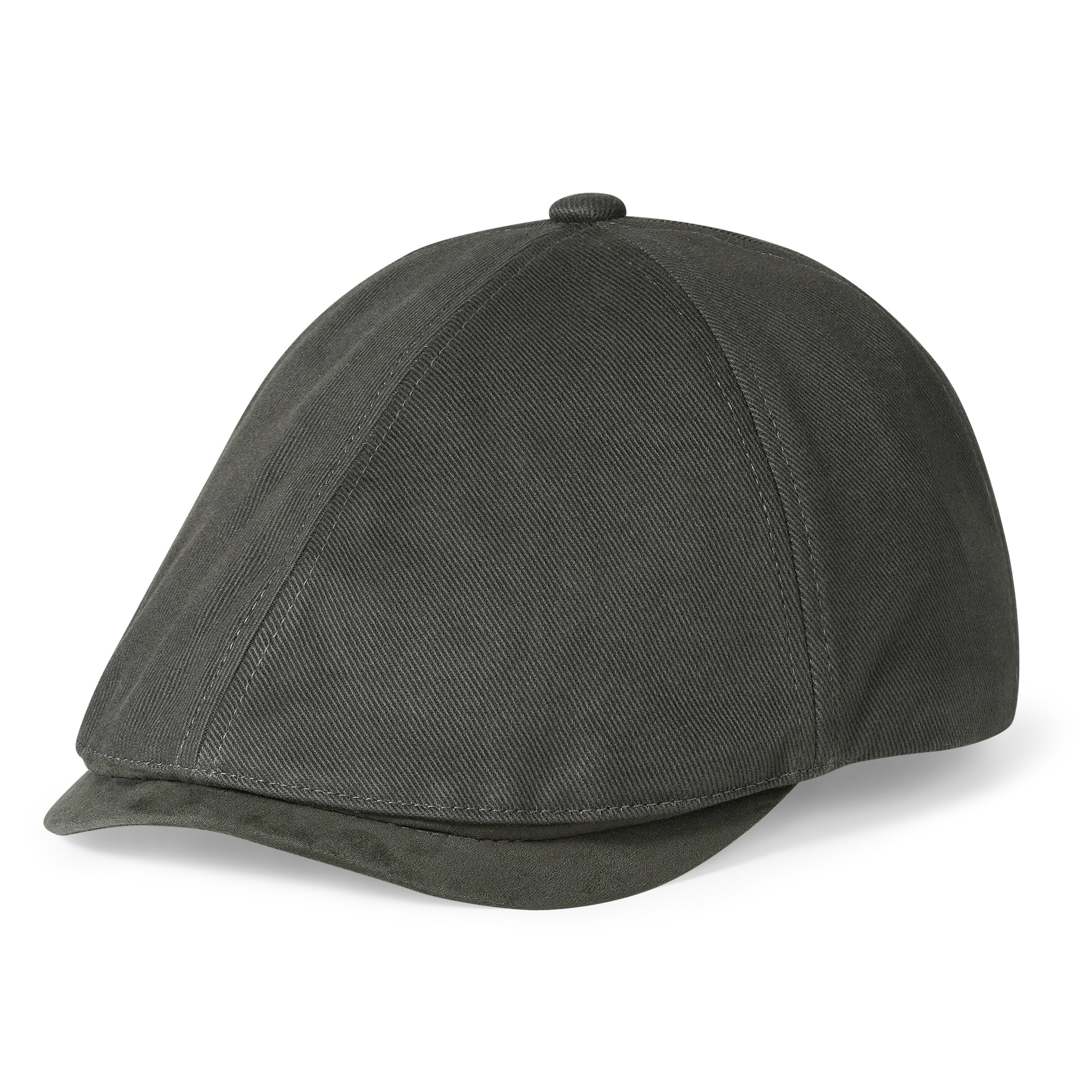 Clakllie Schiebermütze Flat Cap aus Baumwolle Schirmmütze für Herren Damen Gatsby Newsboy Cap Baskenmütze Gatsby Ivy Irish Hat,NB25Q10-Grey