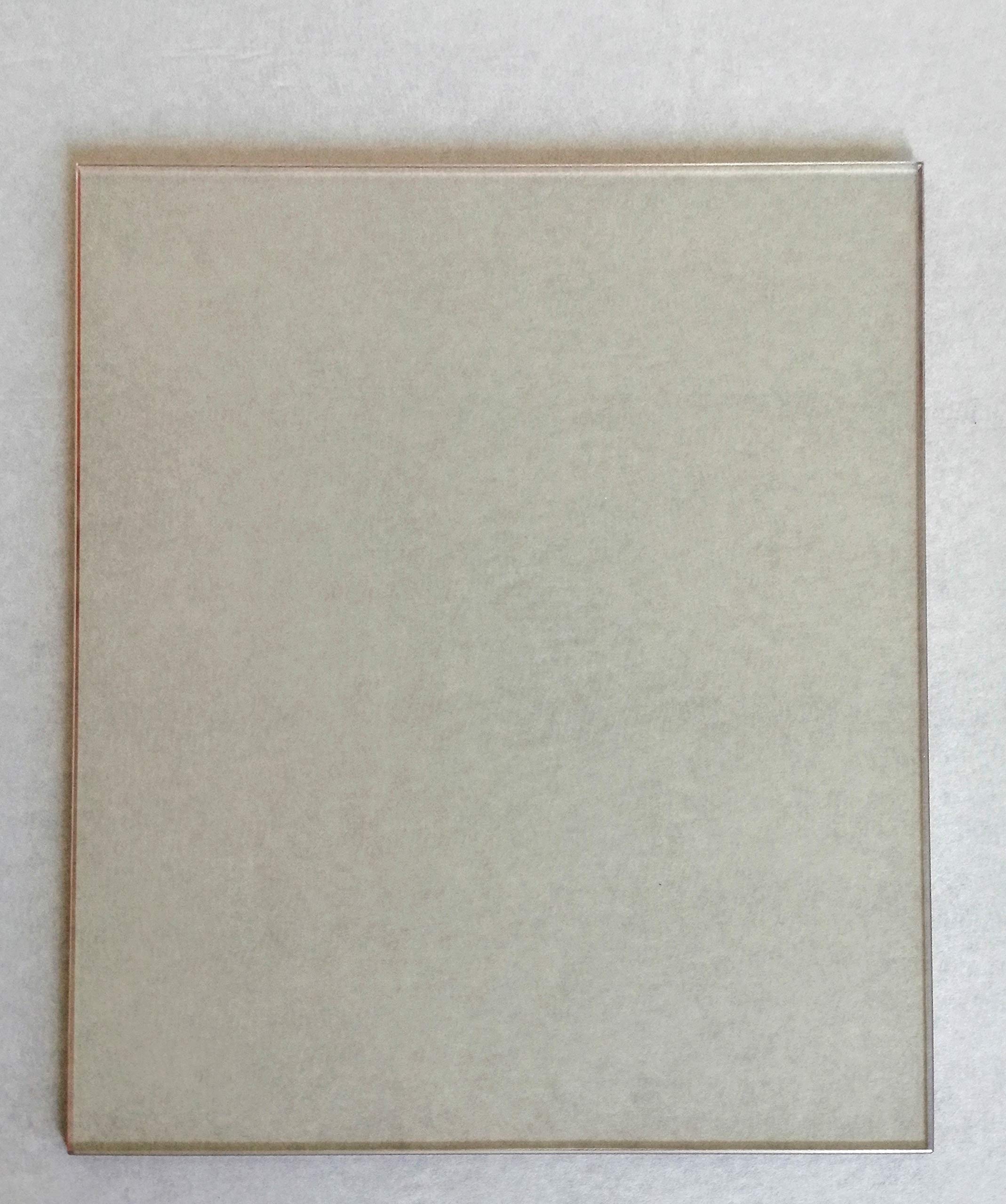Cristal cerámico para estufas/cocinas de leña (La Nordica GAIA/GAIA HORNO) 31,3 cm x 22 cm, grosor 4 mm