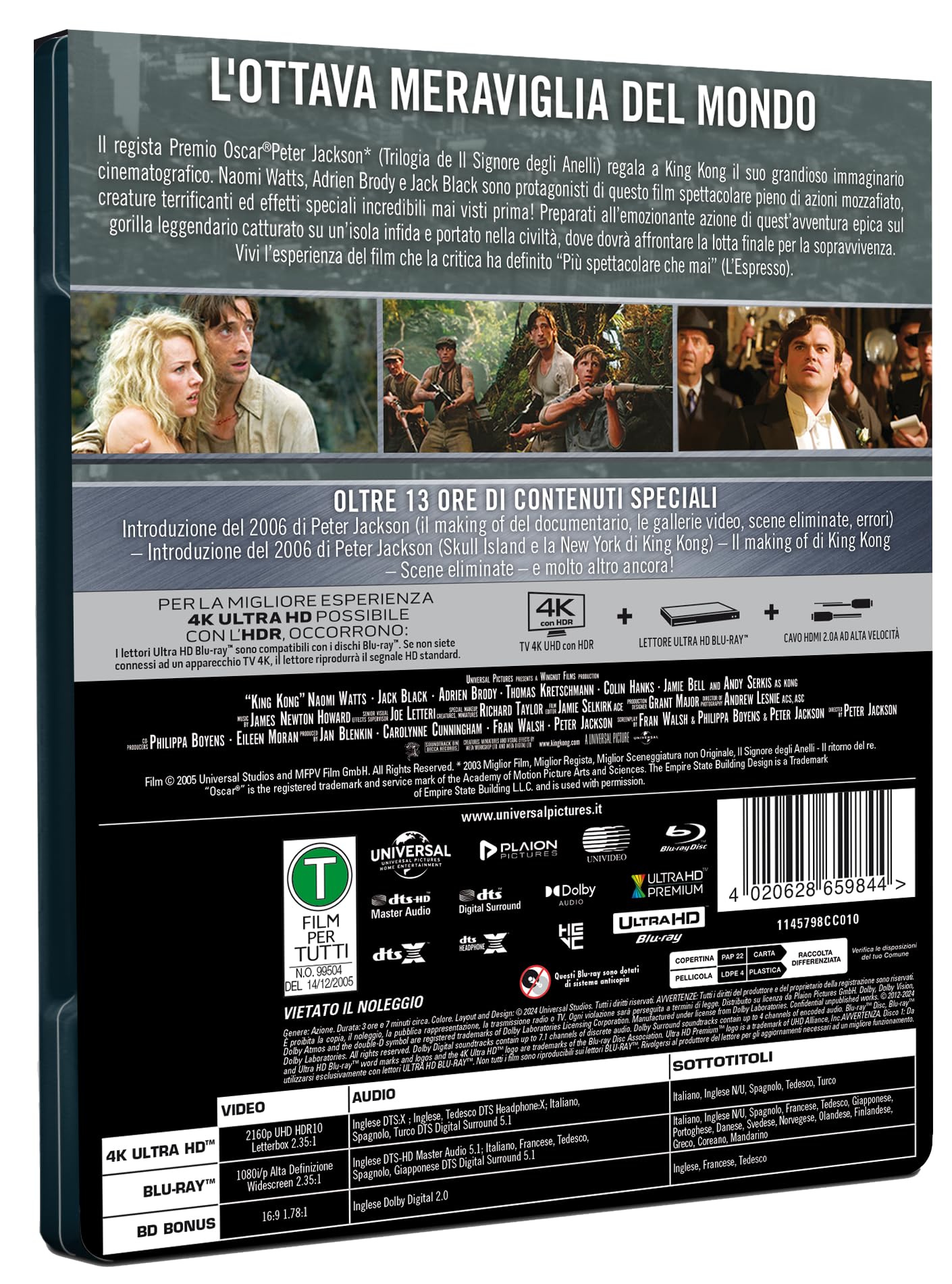 King Kong (Steelbook 4K UHD + 2 Blu-ray)