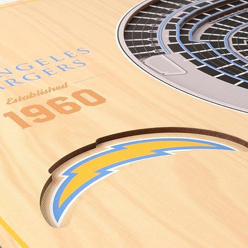 Miniatura 4 de YouTheFan Arte de pared de 5 capas con vista del estadio de la NFL