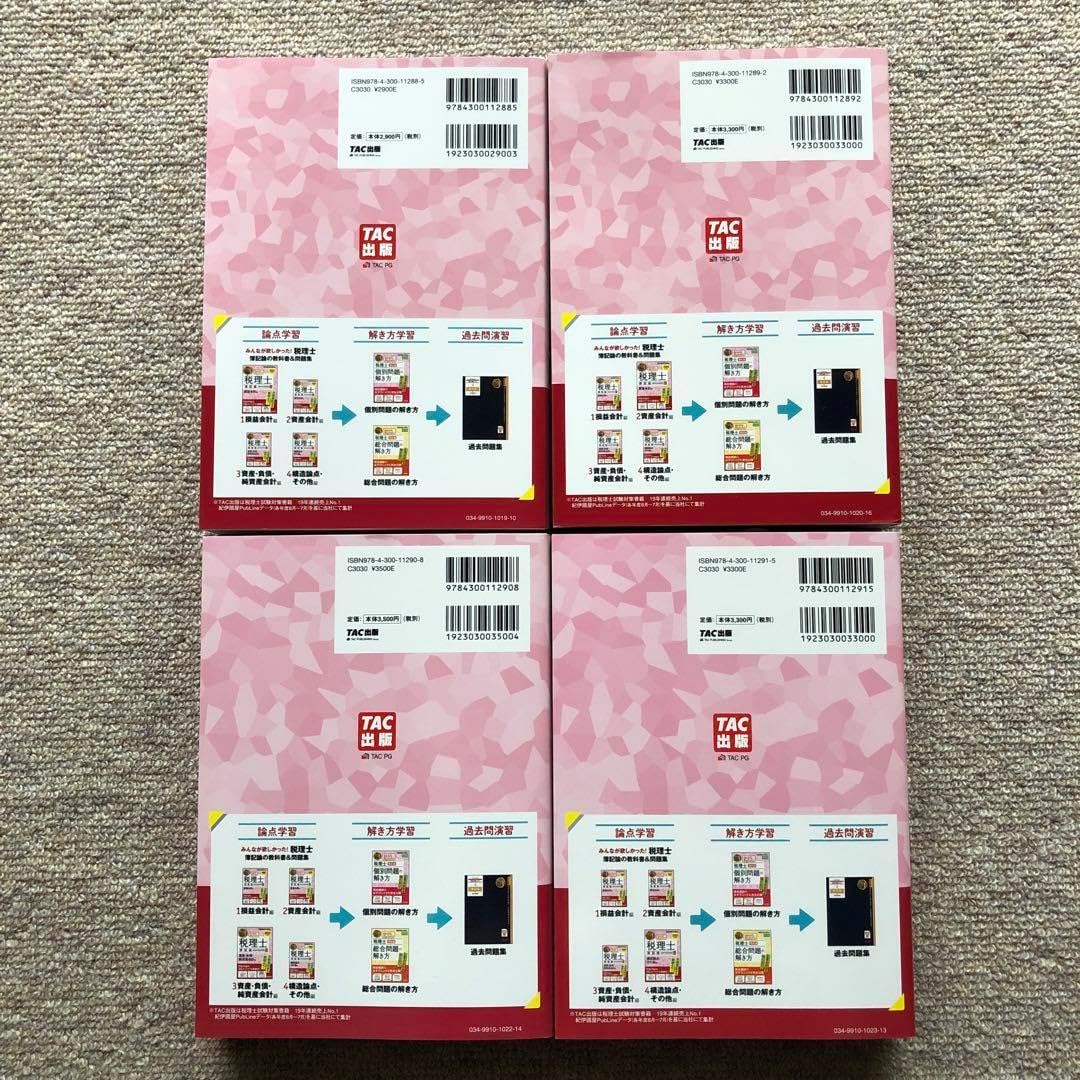 税理士 簿記論 2025年版 4冊セット 2025年度版 みんなが欲しかった! 税理士