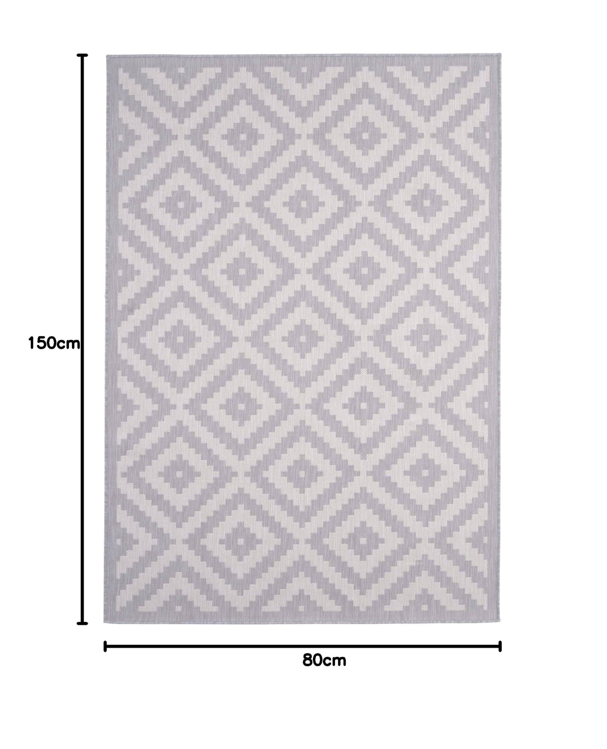 THE RUGS Outdoor Rug – Weather & UV Resistant Outdoor/Indoor Area Rugs - Durable Rugs for Patio, Deck, Garden, Kitchen, Bathroom or Living Room - Beige, 80 x 150 cm — view 71