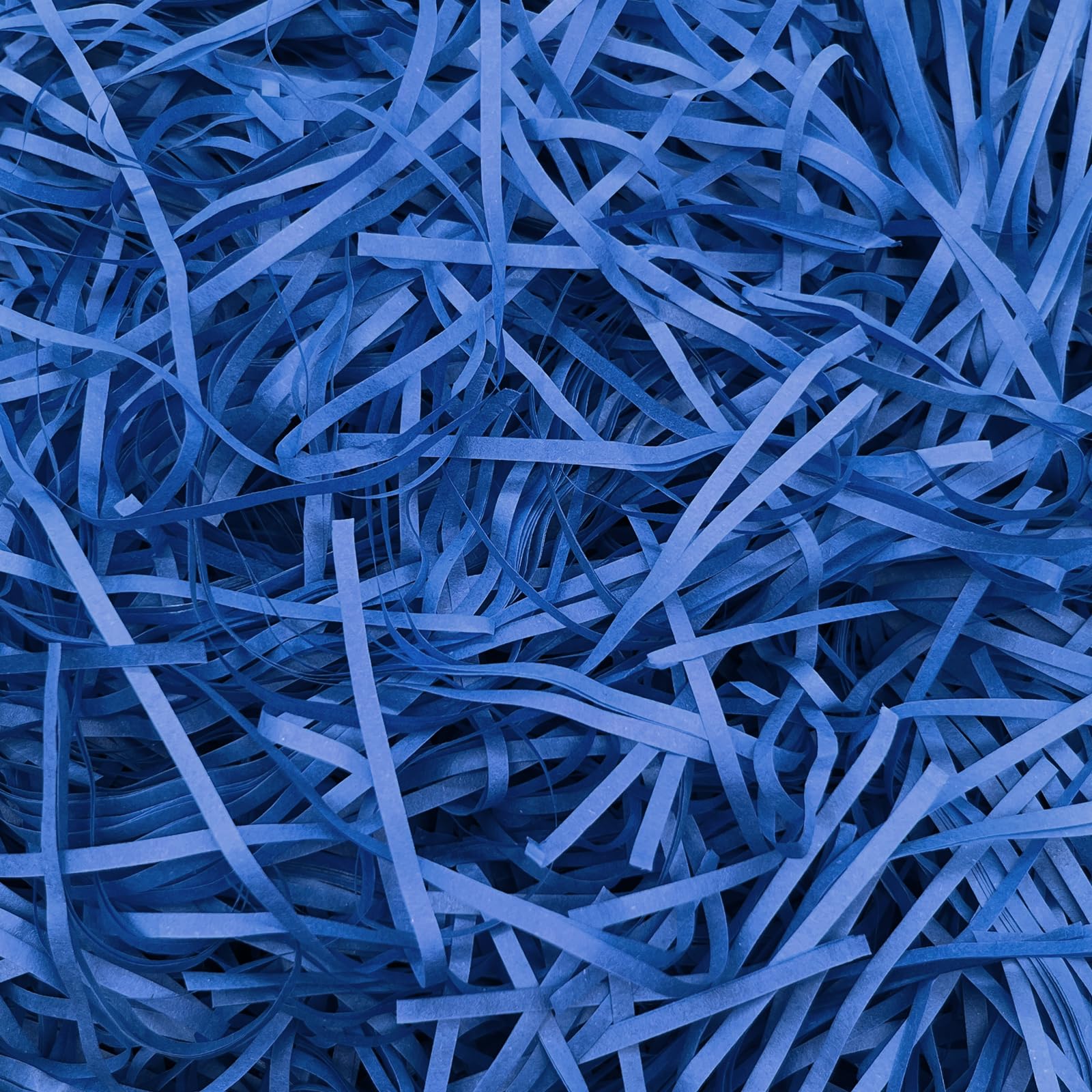 2 LB Royal Blue Raffia Paper Shreds Filler, Raffia Grass Paper Shreds
