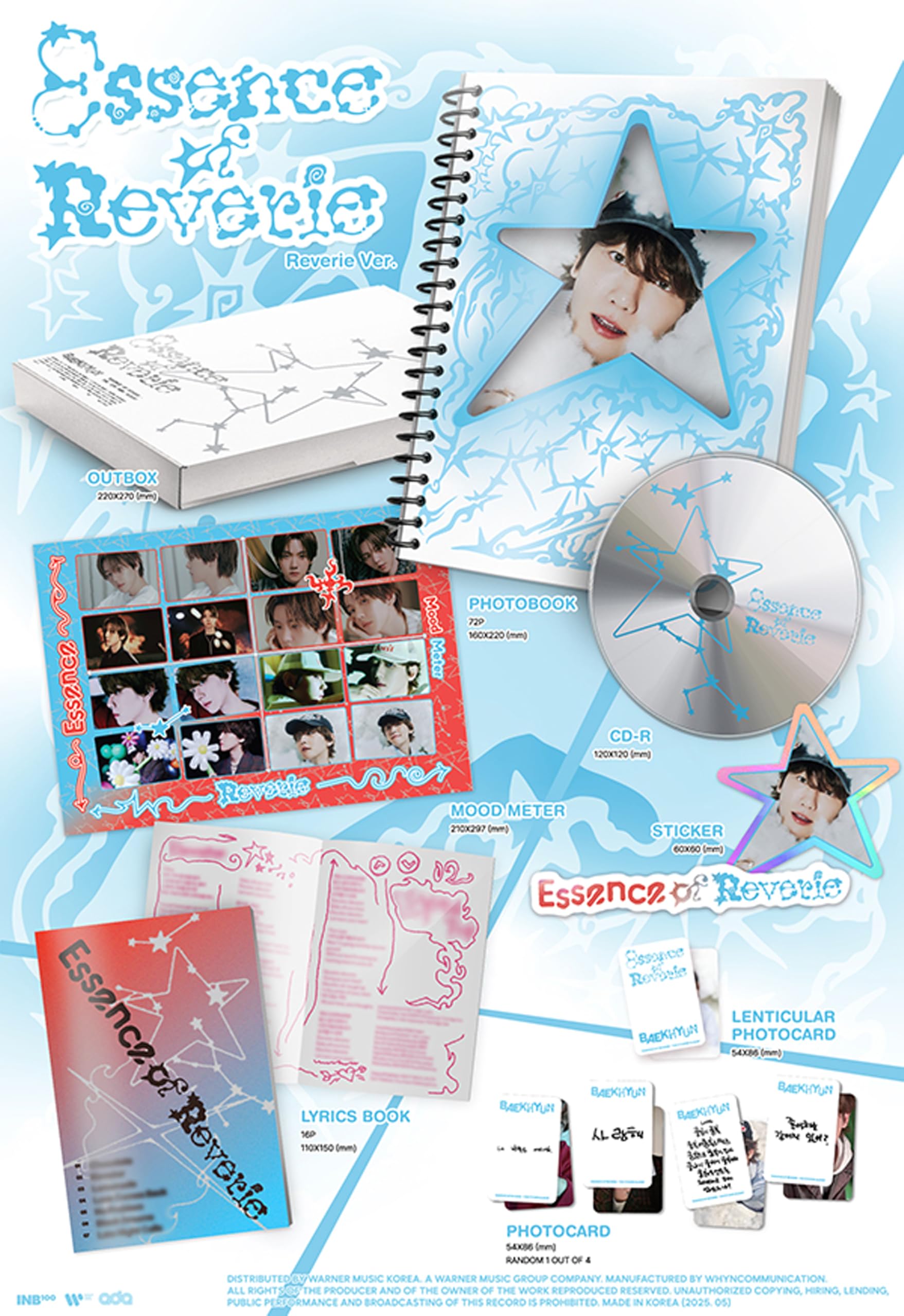 Amazon.com: Baekhyun Essence of Reverie 5th Mini Album