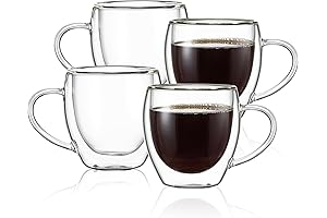 Taza de Café Espresso Moderna Cnglass