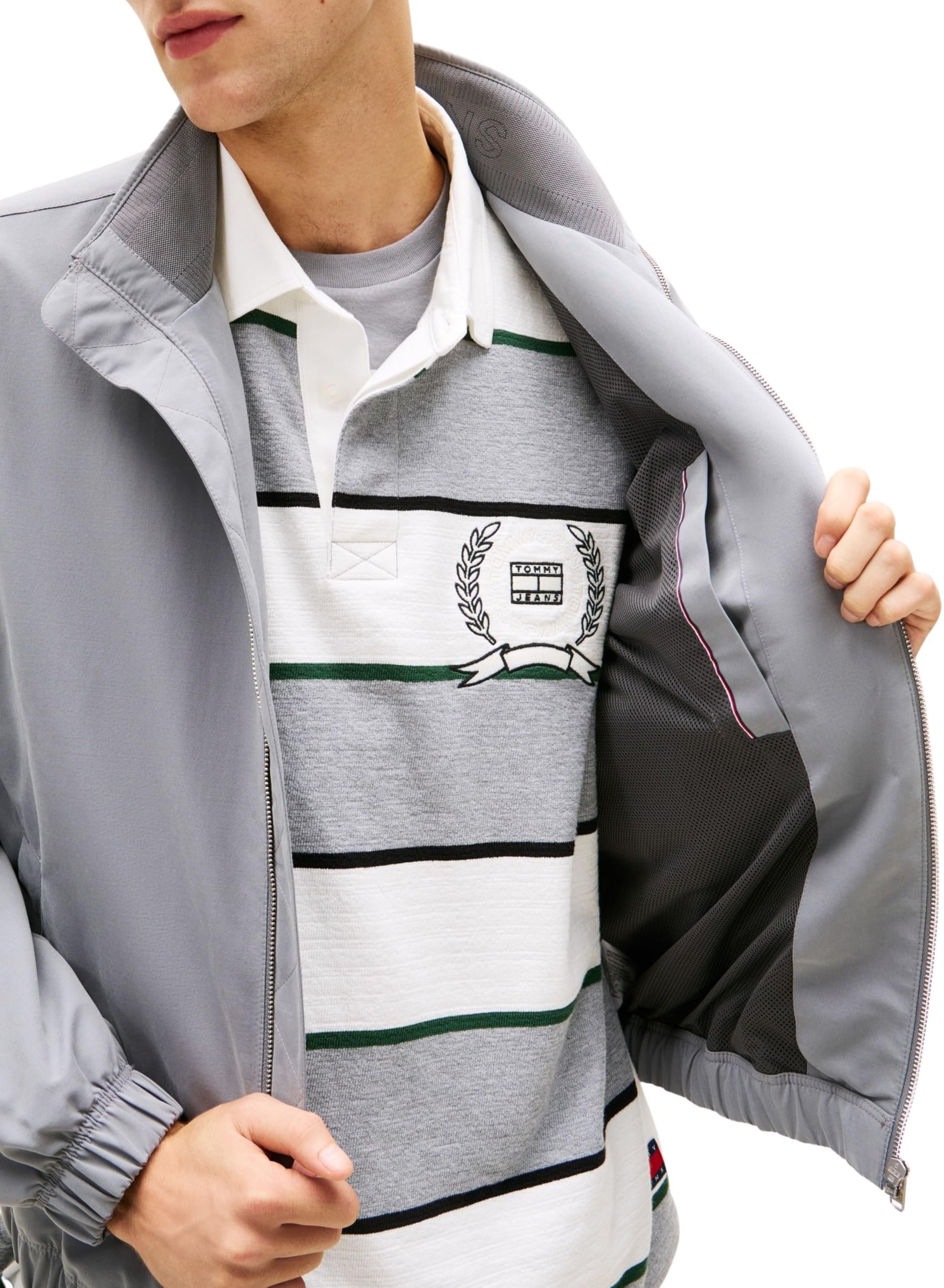 Tommy Jeans Herren Windbreaker Jacke mit Stretch-Bündchen und -Saum – Bild 5