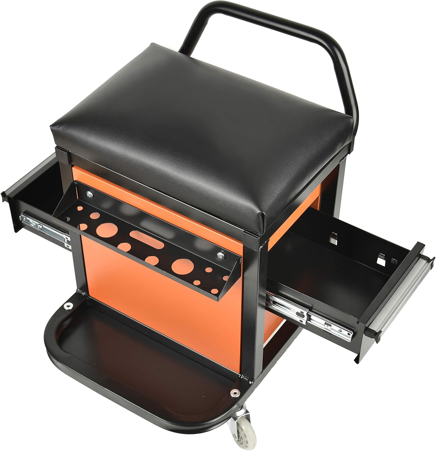 Aain A41 Rolling Tool Chest/Tool Box with 2 Drawers and Wheels, 300lbs Max Weight Capacity, Orange