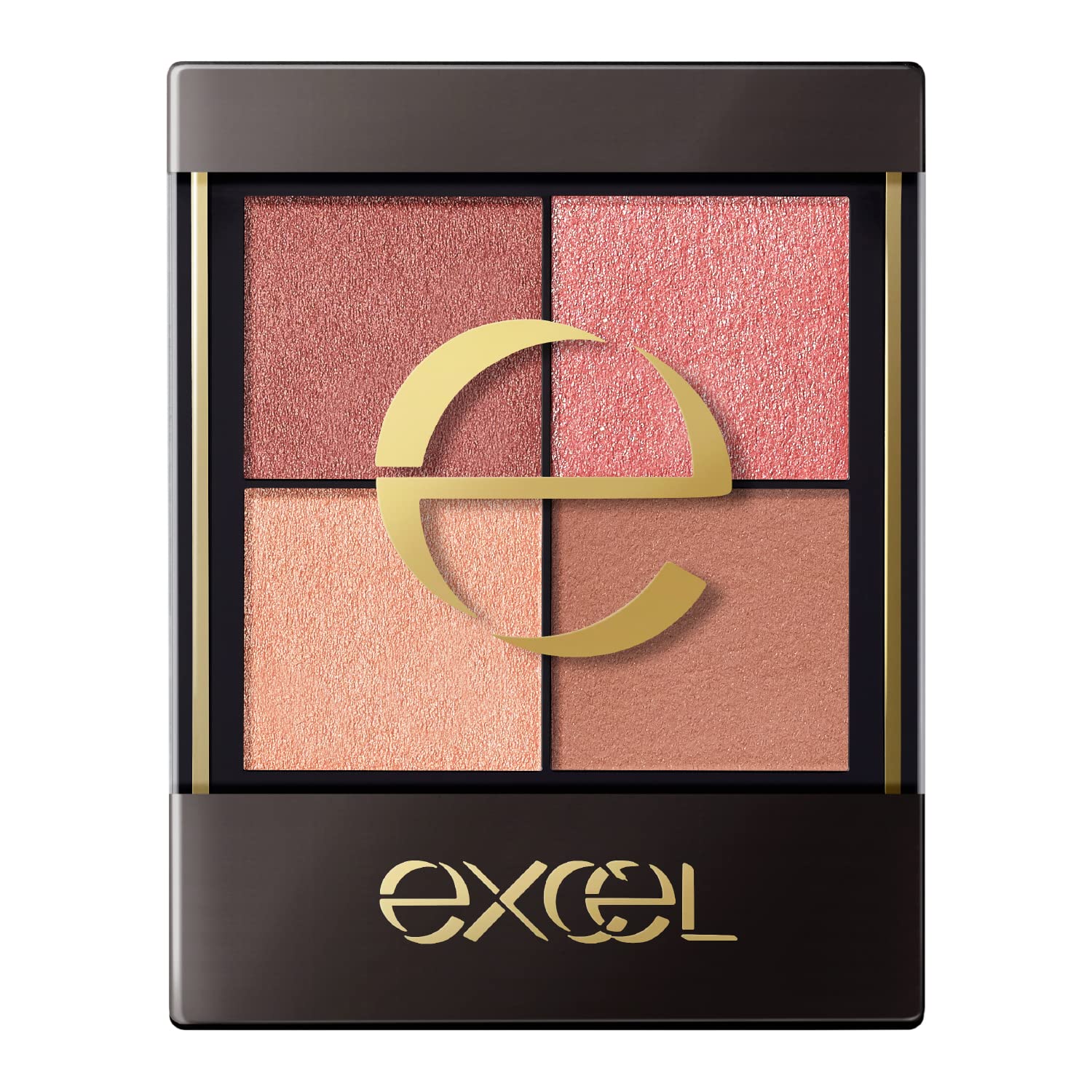Excel Real Close Shadow CX02 Waffle Robe Nude Eye Palette 4 Color Japan