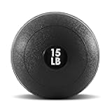 Slam Medicine Balls 5, 10, 15, 20, 25, 30, 50lbs Smooth and Tread Textured Grip Dead Weight Balls for Strength and Conditioning Exercises, Cardio and Core Workouts