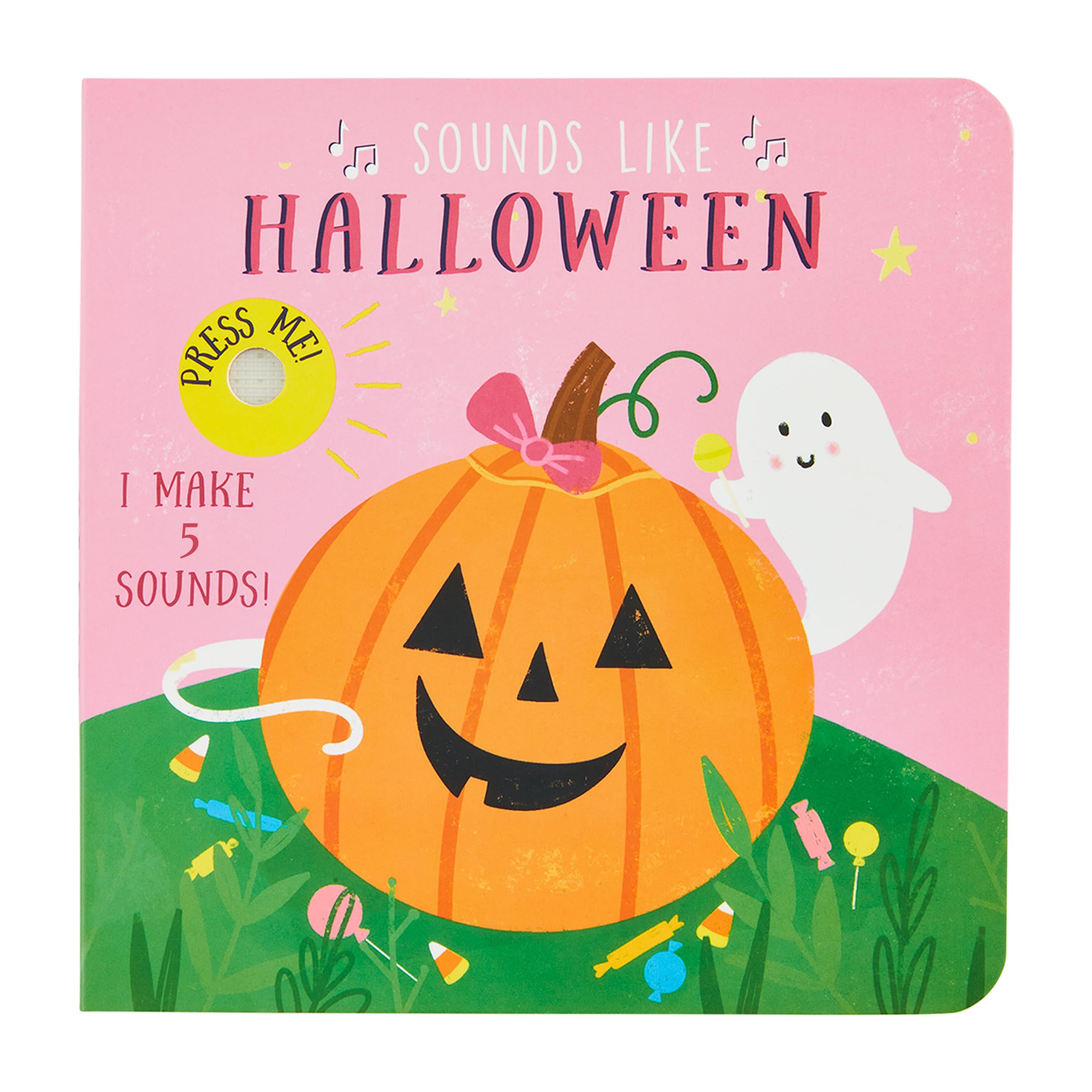 Mud Pie Children's Sounds Like Halloween, Pink