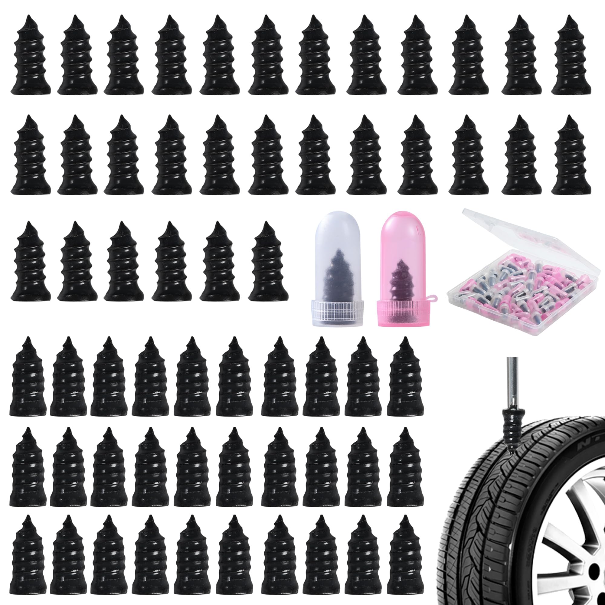 LYLDYYW 60 Pcs Tire Repair Screws