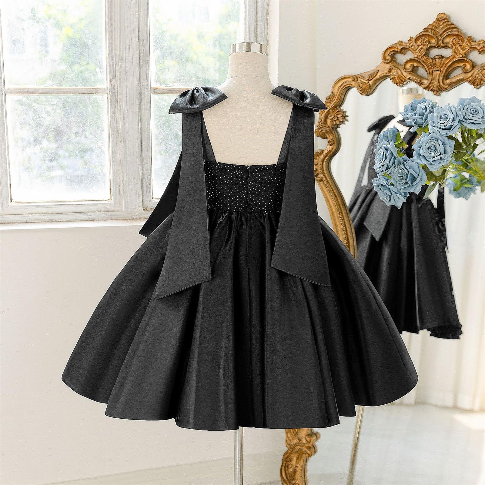 Vestido de princesa para niñas, Vestido de Fiesta de Princesa, Tul, de tutú, Falda Voluminosa, Vestido De Actuación Formal, Vestido Elegante para Fiestas, para Boda, cumpleaños, Concurso, Baile