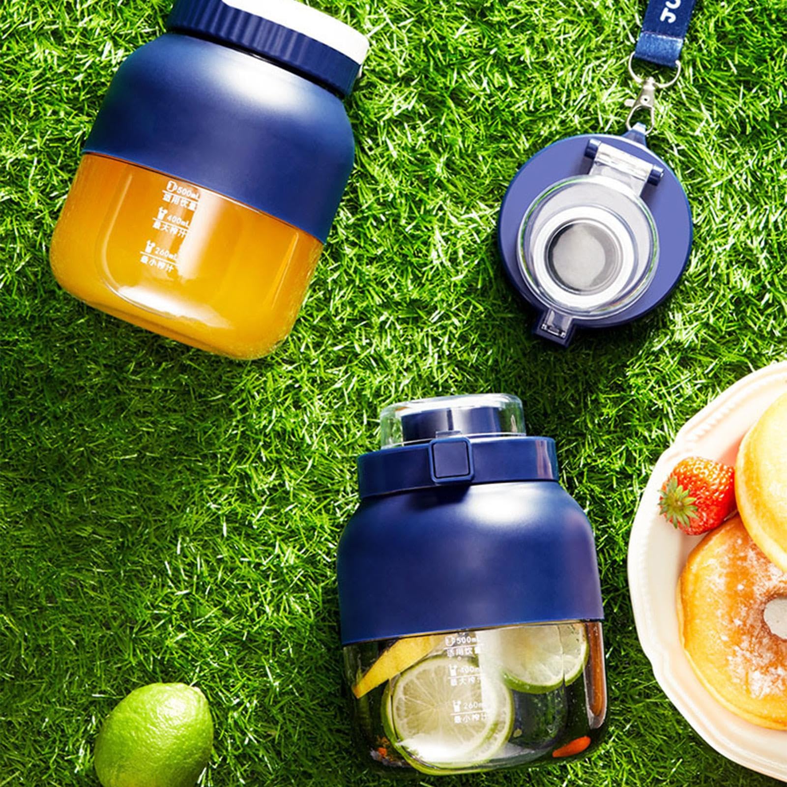 Blender Podró?ny | ?adowany Przeno?ny Mikser,Elektryczny Osobisty Kubek Do Koktajli,Do Domu Biura Kuchni Salonu Ogrodu Podró?y Pleneru Pikniku Sportu Si?owni Samochodu M??czyzn