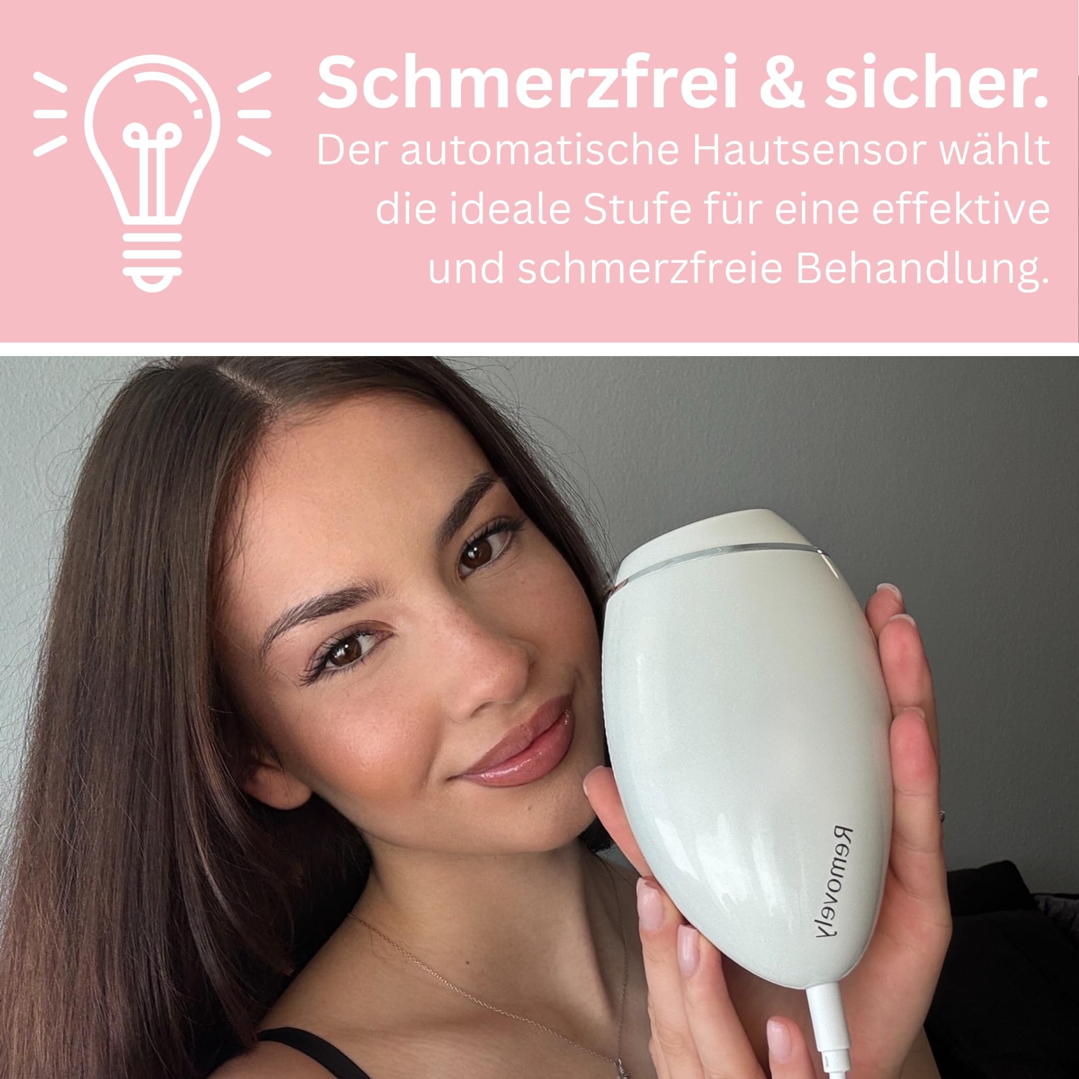 5plus Laser Haarentfernung Gerät - Haarentfernung Laser für Frauen & Männer - effektives IPL Haarentfernungsgerät für dauerhafte Haarentfernung