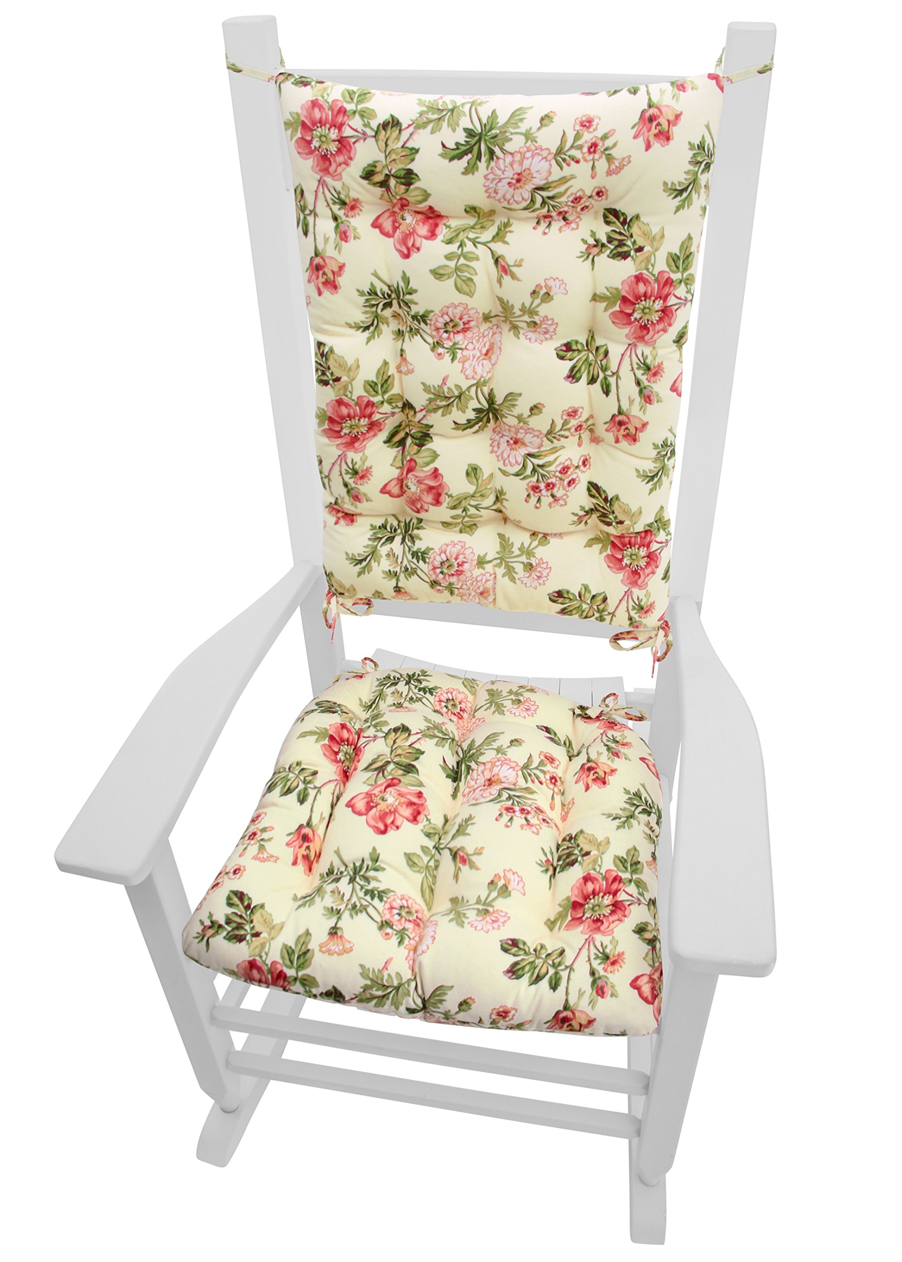 Buy Rocking Chair Cushions Farrell Wild Rose Pink Seat Cushion and