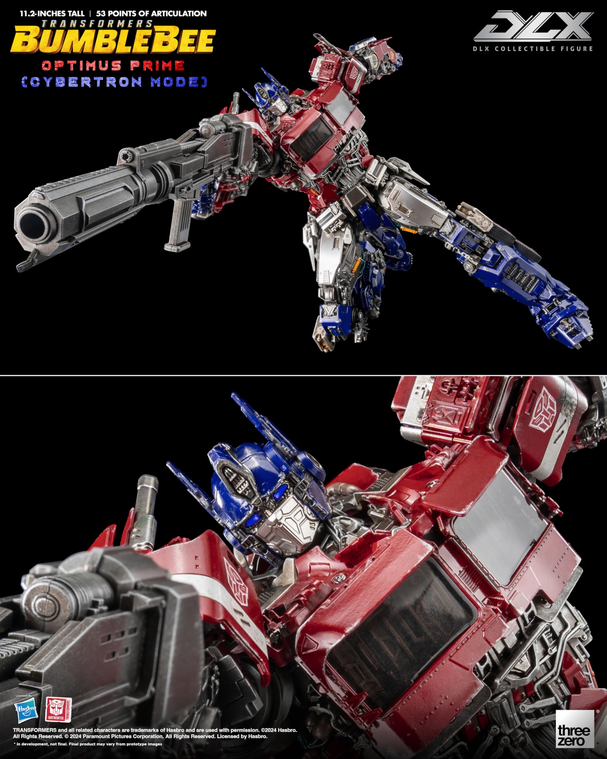 Transformers: Bumblebee - Action Figure DLX Optimus Prime (Modalità Cybertron)