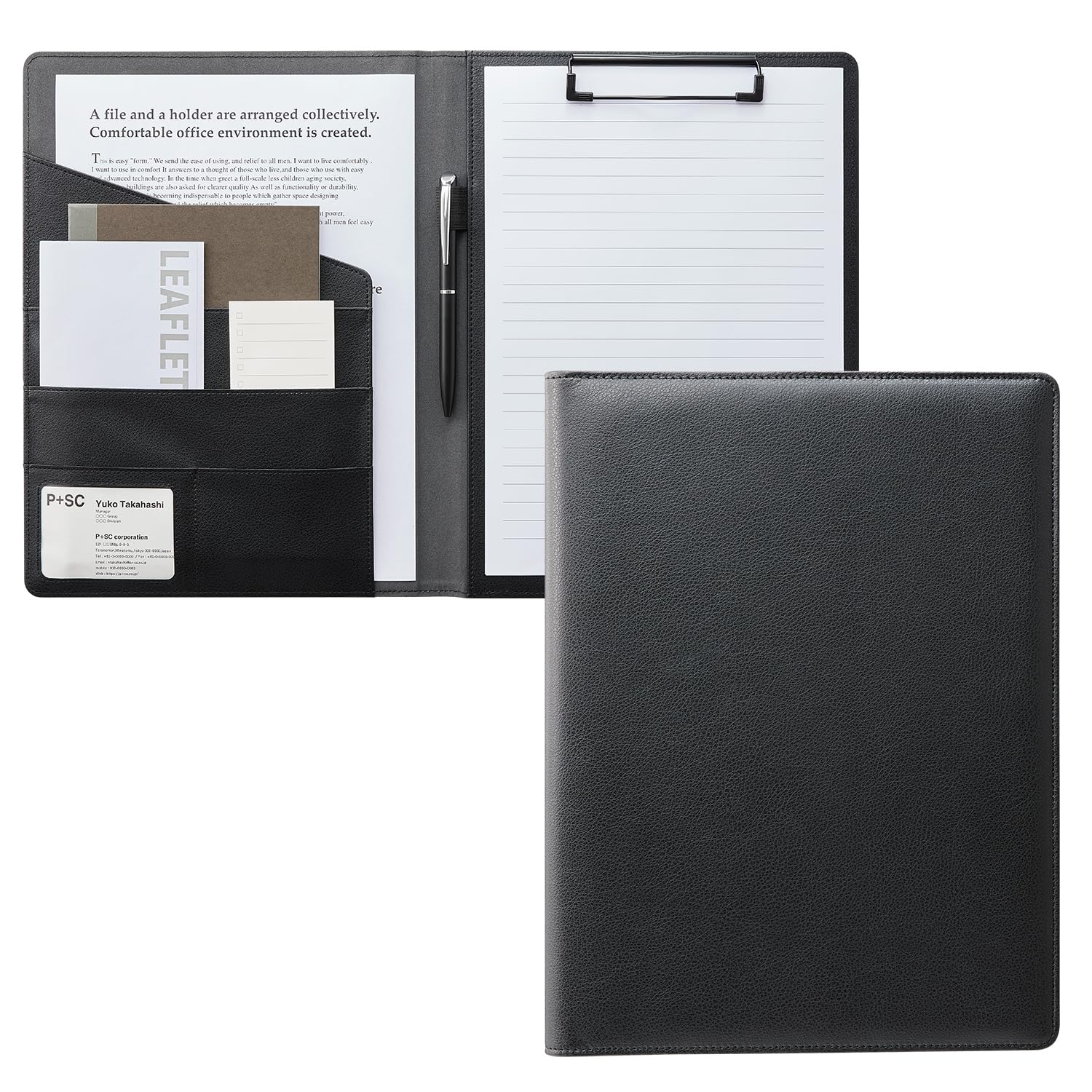 Amazon | プラス バインダー A4 2つ折り クリップボード クリップ