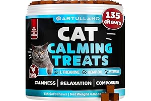 Hemp Cat Calming Treats: Soothing Relief for Feline Anxieties