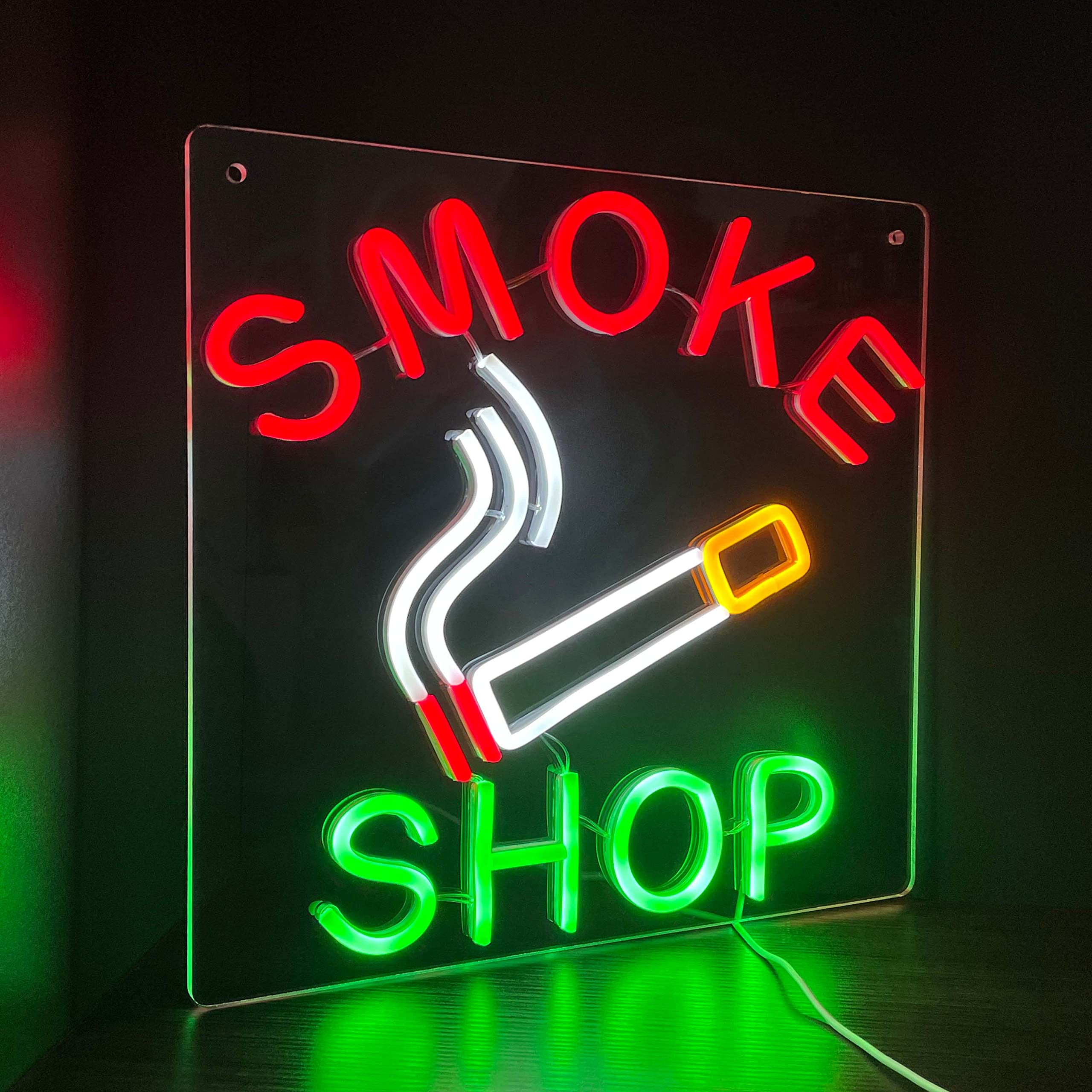 Neon Sharing Smoke