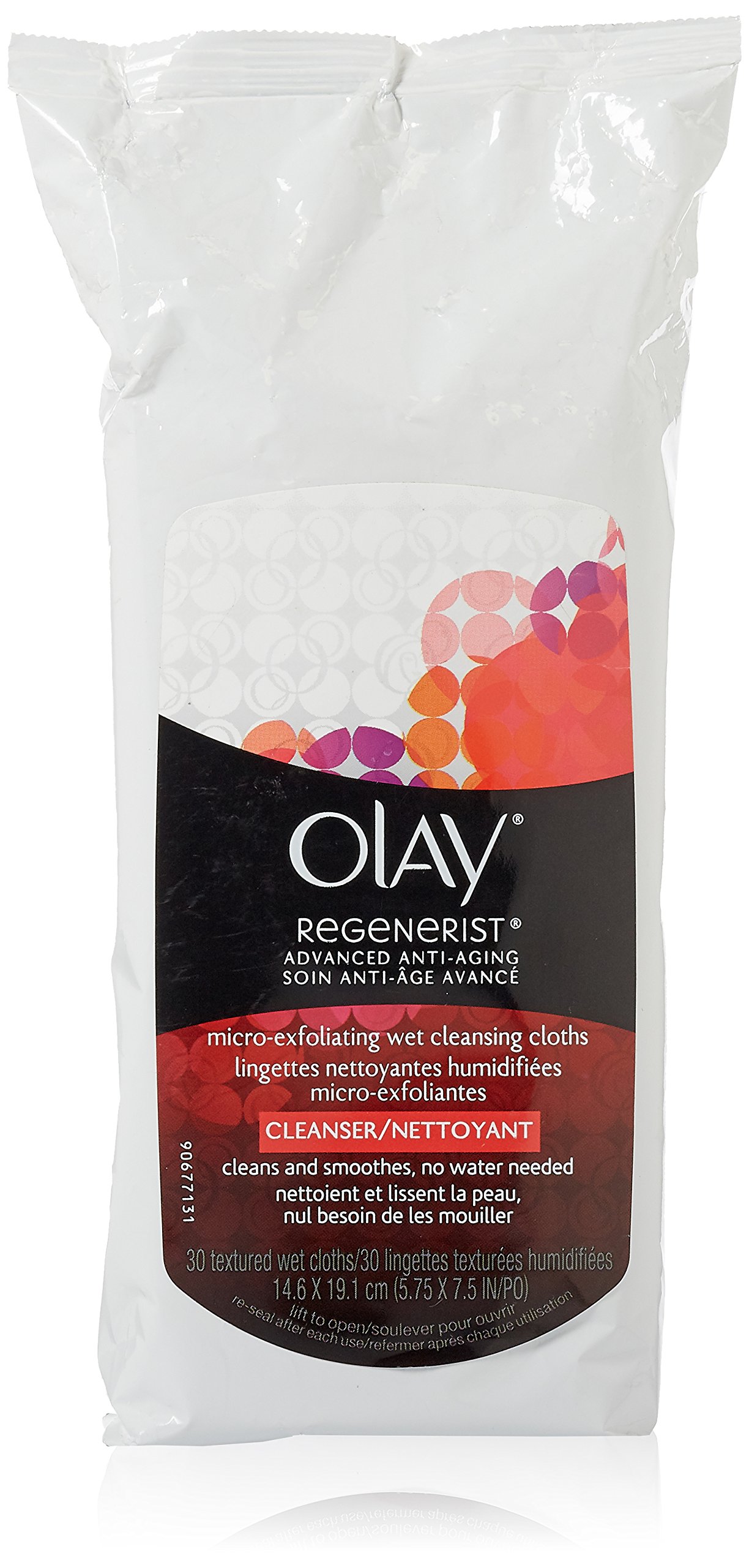 Olay Regenerist Micro-Exfoliating Wet Cleansing Cloths 30 Count