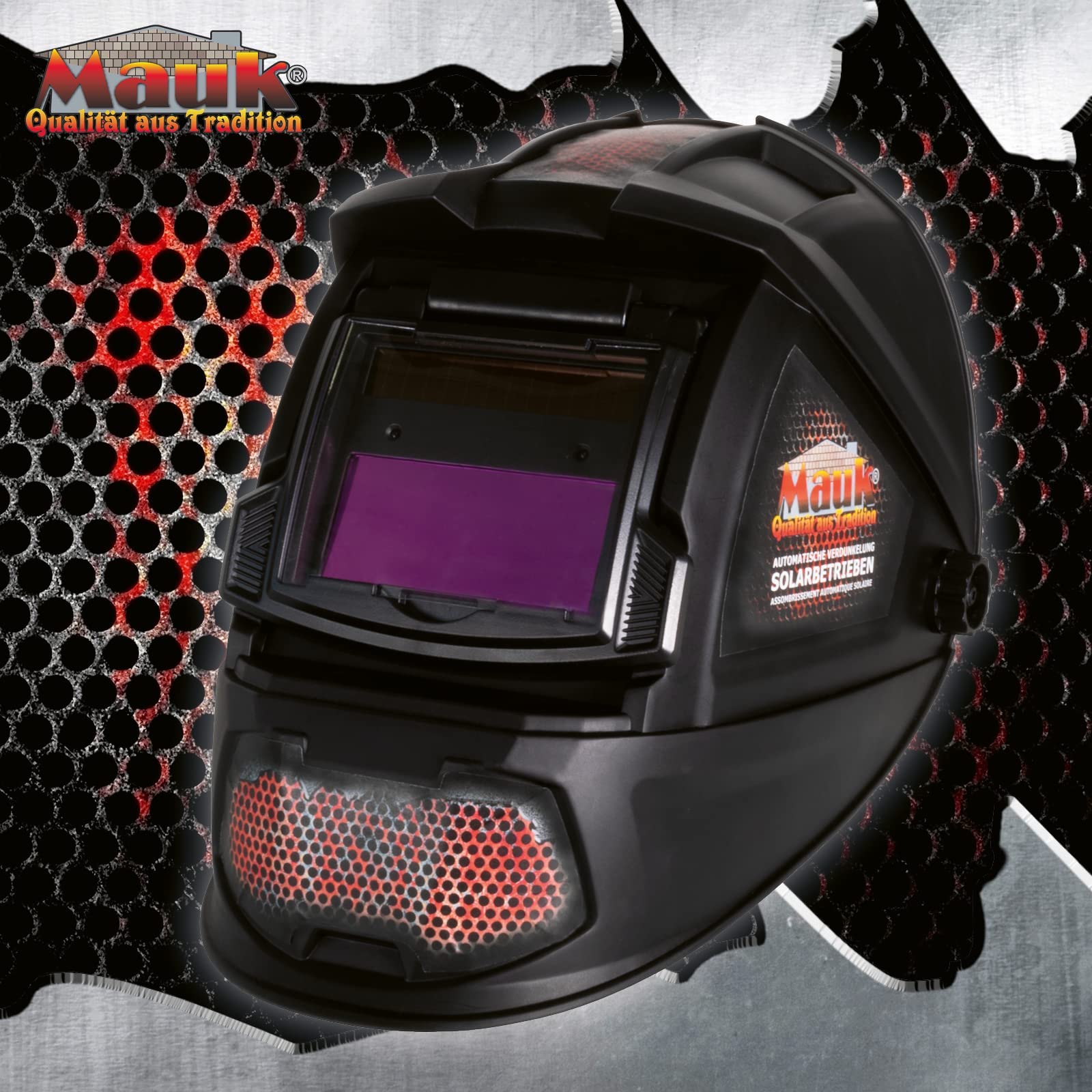 MAUK® Automatik Schweißhelm mit Klappvisier
