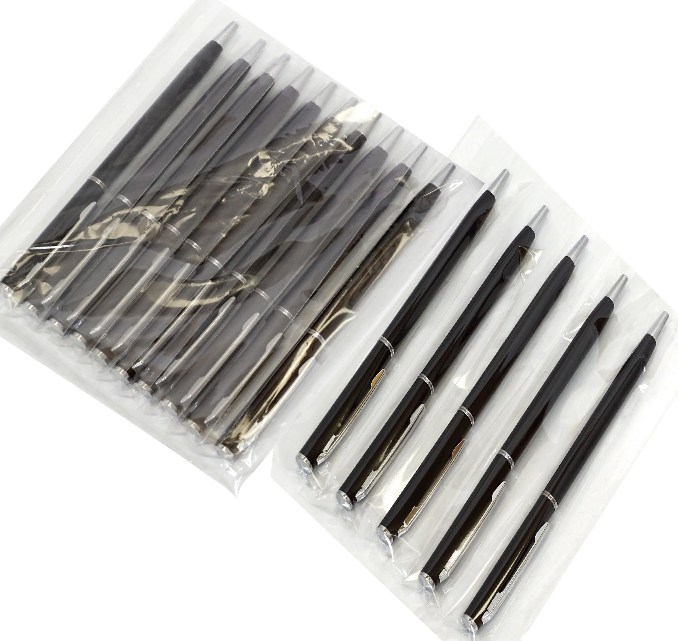 Amazon | タキザワ スリム回転式ボールペン 15本パック OPP袋入 の