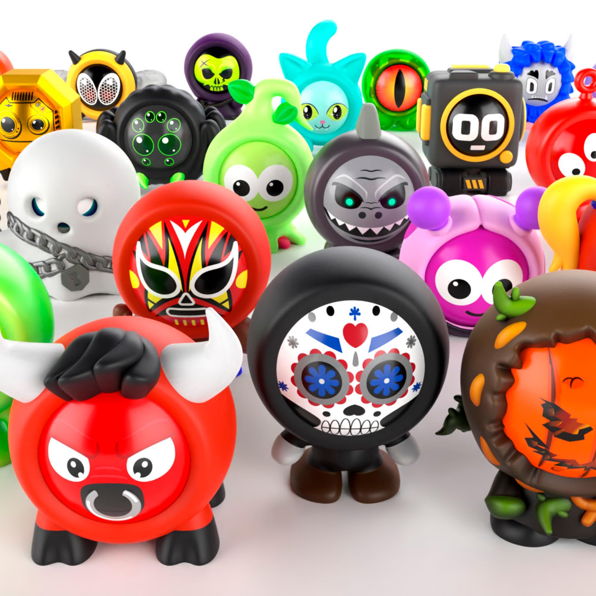 Freak Marbles Totem Pack C, 6 kolorowych kulek z jego projektami w grze, z czego 1 to Rzadko. Zbieraj, baw się i udostępniaj dzieci w wieku od 4 lat