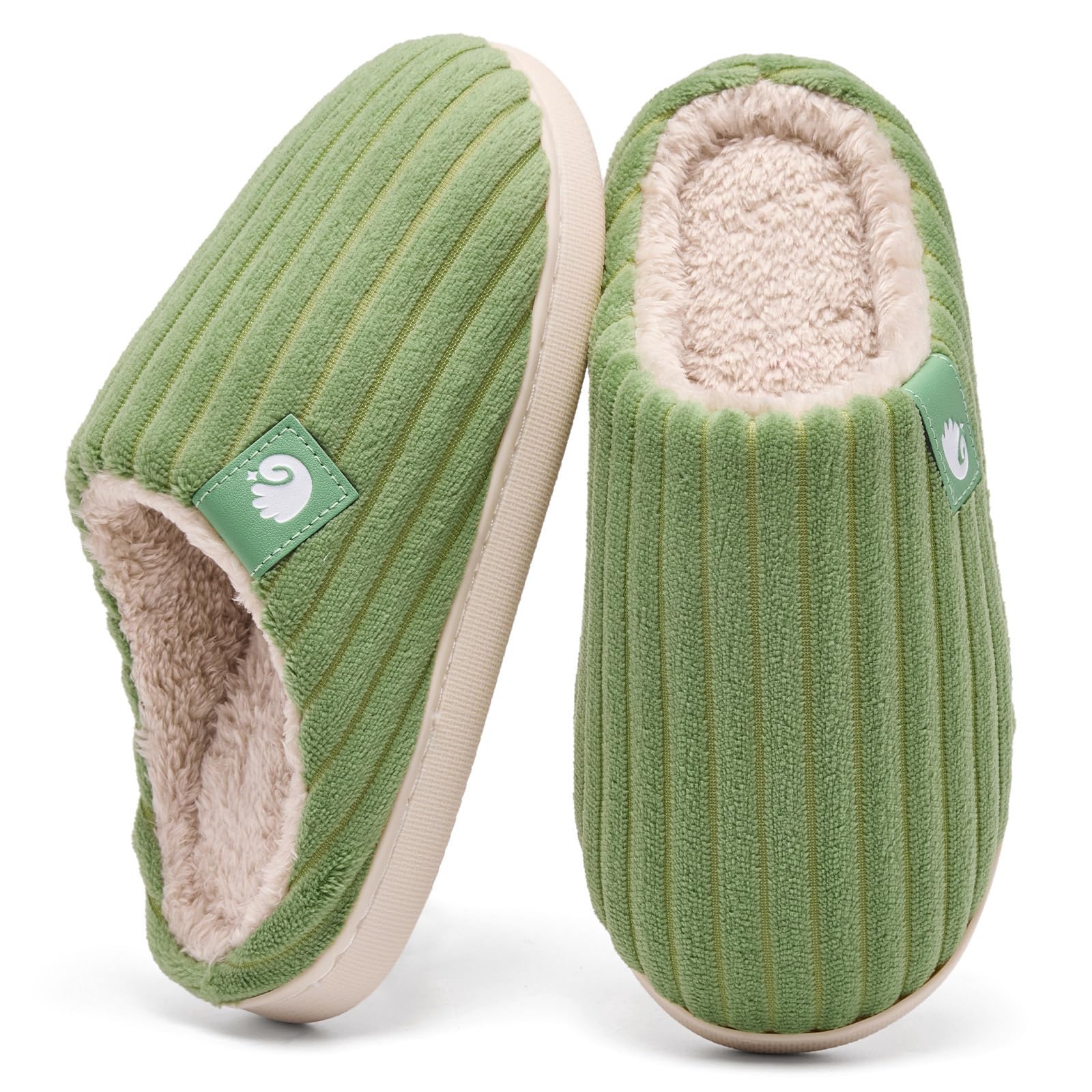 Guyarns Hausschuhe Damen Herren,Winter Warme Plüsch Pantoffeln Damen aus Memory Foam Kordsamt Rutschfeste Sohle Bequeme Hausschuhe drinnen draußen