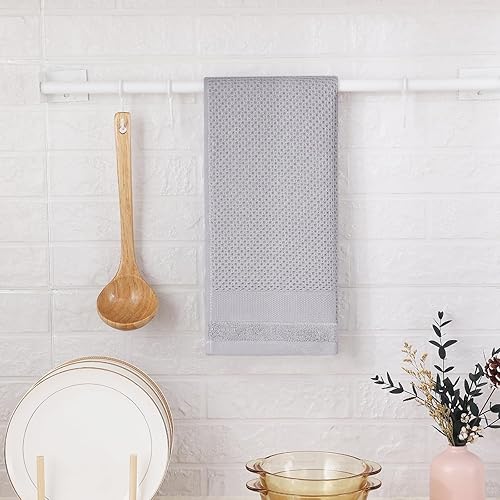 Miniatura 129 de Homaxy Paños de cocina 100% algodón, paquete de 8 – 12 x 12 pulgadas, tejido de gofre, muy suaves y absorbentes, paños de cocina de secado rápido