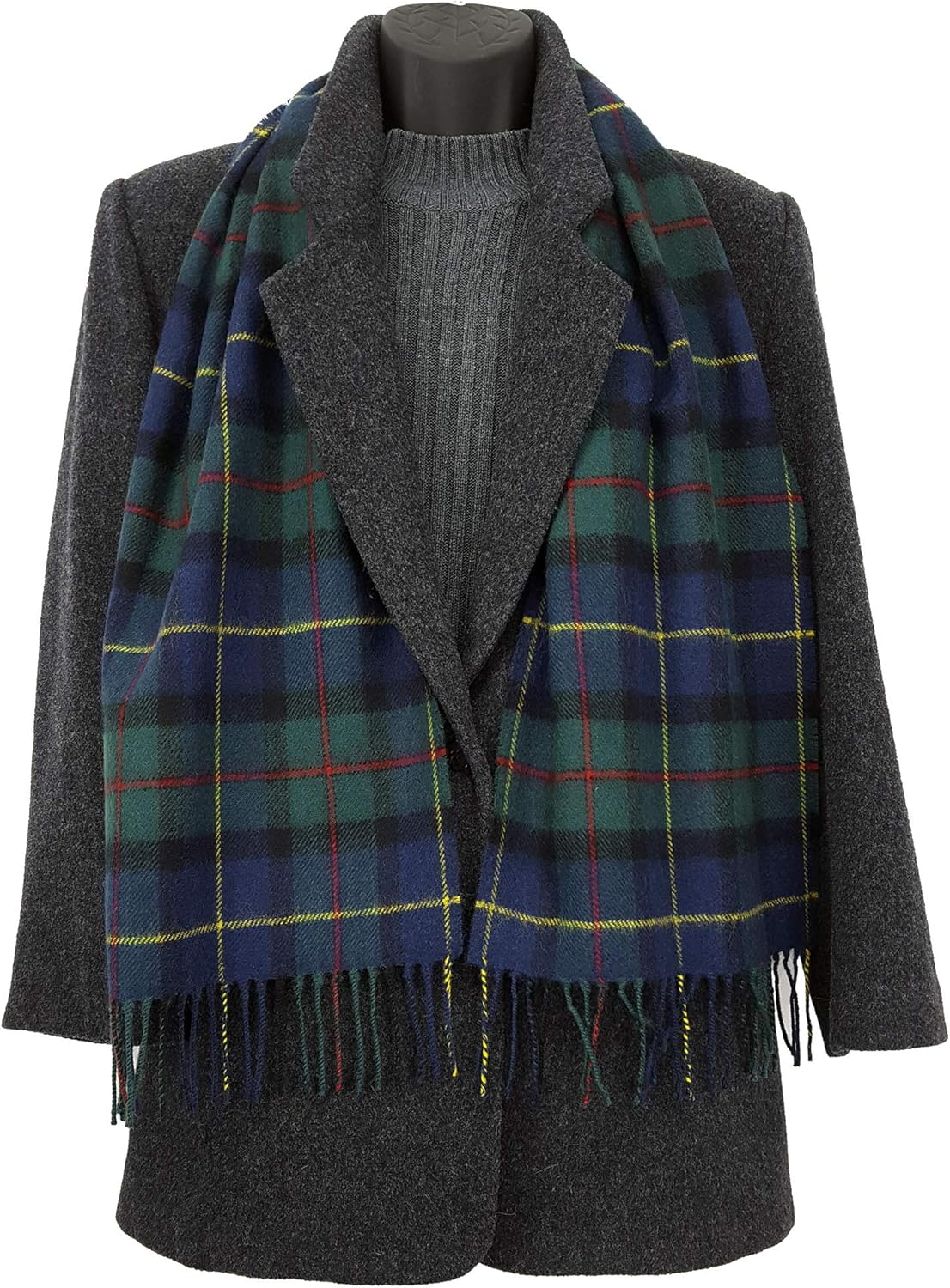 MacLeod of Harris Tartan Lambswool Scarf-Made in Scotland