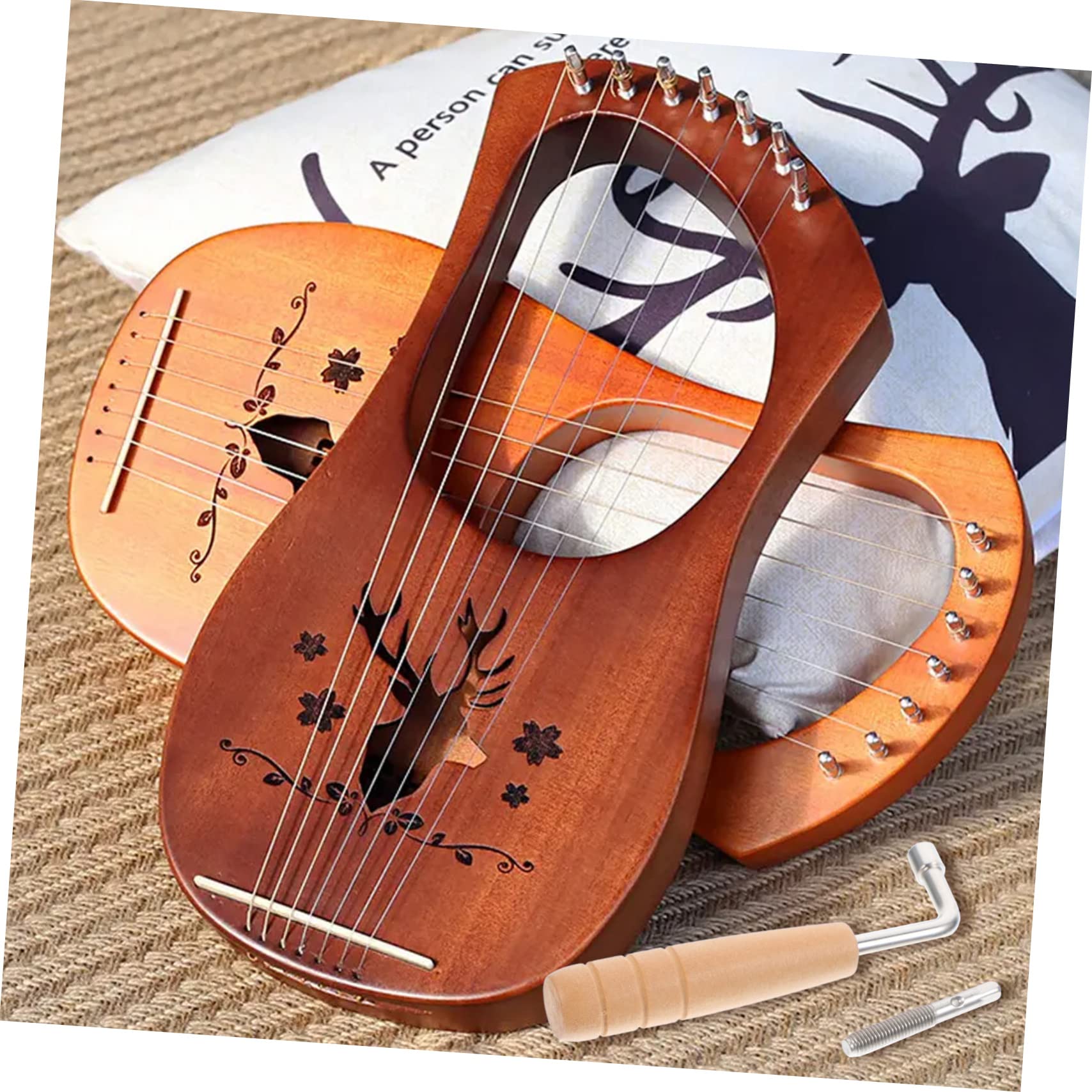 TOYANDONA 3sätze Lyre Harfe Stimmwirbel Und Saiten Ersatzset Teilige Zubehör Für Lyra Langlebig Und Praktisch Kompatibel Mit Gängigen Instrumenten