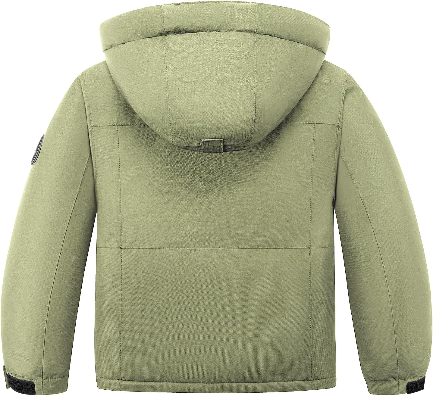 WULFUL Kid's Waterproof Ski Jacket Warm Fleece Hooded Boy's and Girl's Winter Snow Coat Outwear,Windproof RainCoat - Image 3