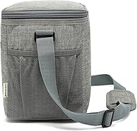 Vista 8 de Lonchera térmica para adultos/mujeres/hombres, lonchera grande reutilizable, hielera suave a prueba de fugas, lonchera térmica con correa ajustable