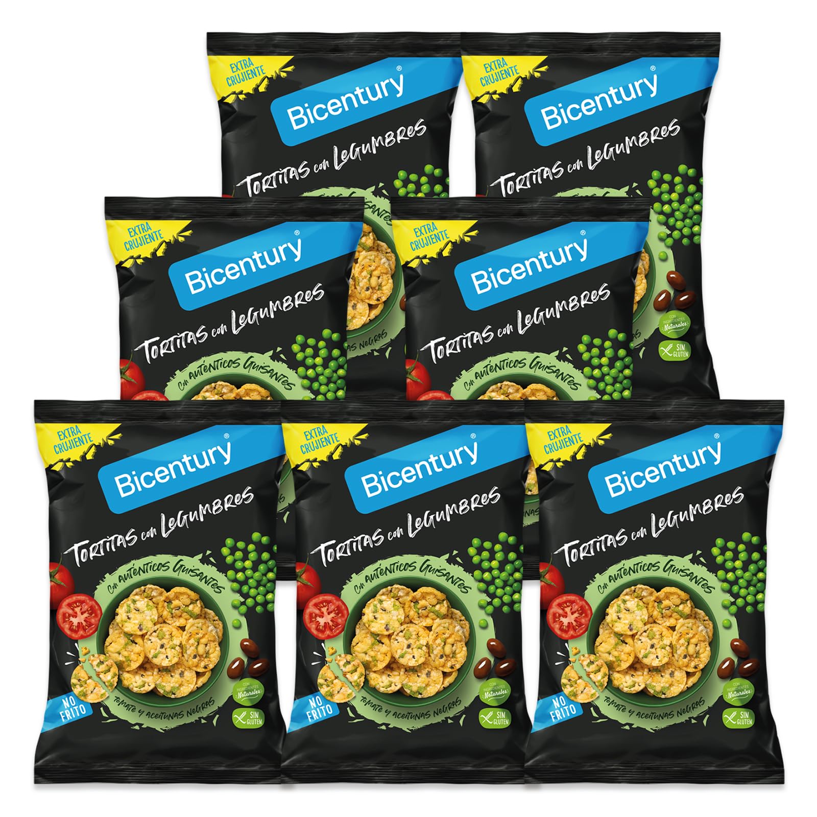 Tortitas Crujientes con Legumbres y Verduras