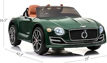 ベントレー電動おもちゃ Amazon.co.jp: Rock Wheels ライセンス取得 Bentley EXP12 Kids Ride