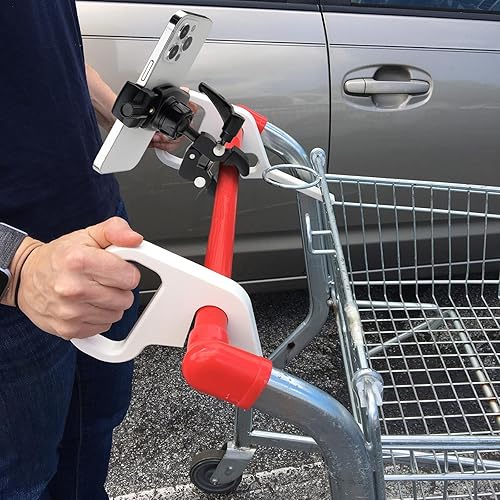 Miniatura 4 de Soporte de teléfono para carrito de golf, soporte de micrófono, carril, barandilla, manillar, varilla, apto para iPhoneNexusHTCLGSmartphone, 360 con