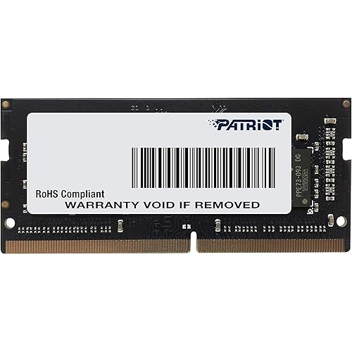 Patriot Memory Signature Line DDR4 4GB (1x4GB) SODIMM Frequency: 2400MHz (PC4-19200) 1. 2 Volt - PSD44G240081S