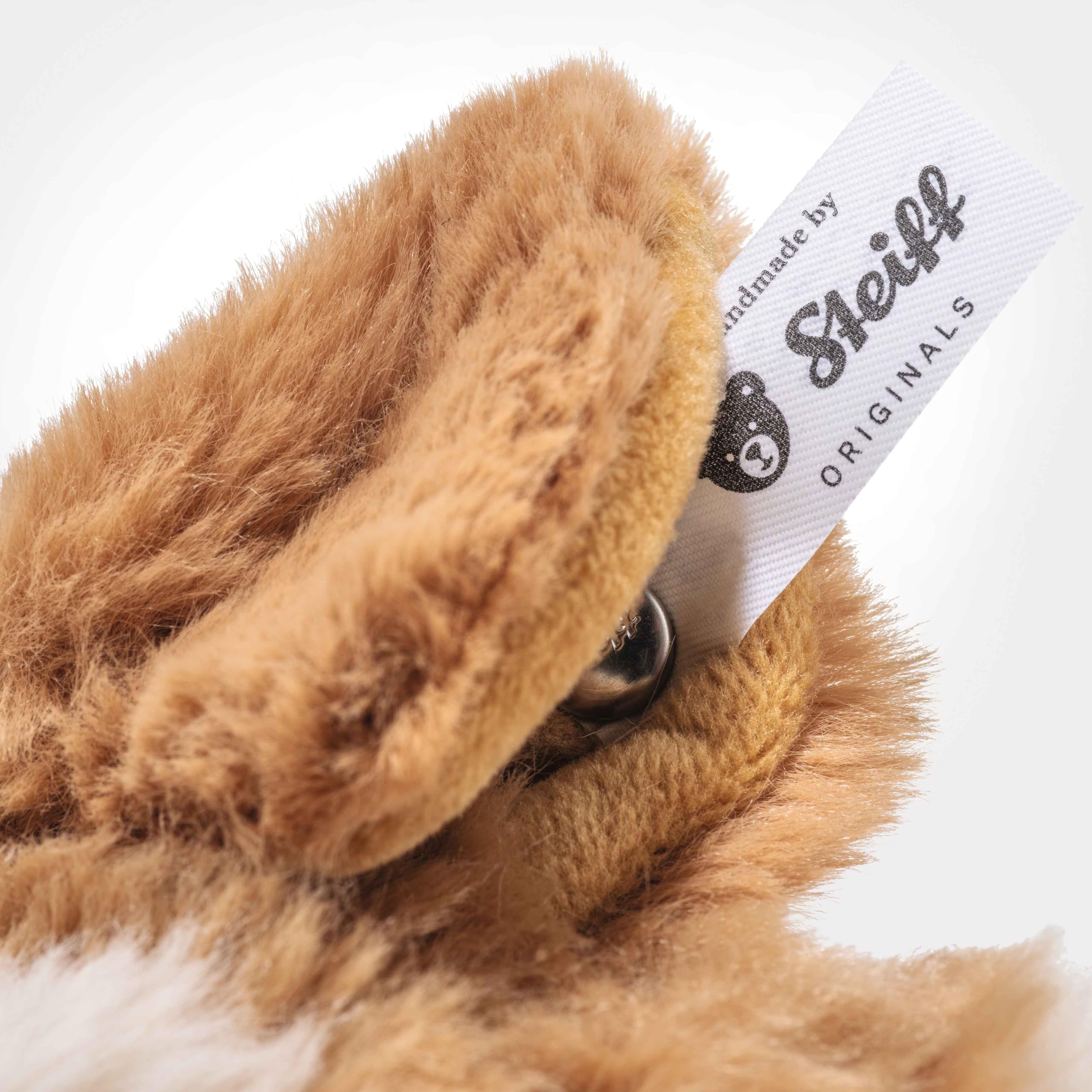 Steiff Foxy Terrier 32 cm, kolorowa, słodka pluszowa zabawka z oczami z tworzywa sztucznego, z miękkiego pluszu, pluszowa zabawka dla dzieci, chłopców i dziewczynek, można prać w pralce