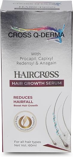 Hair Cross Serum for Hair Loss | Hair Follicle Stimulating Formula_ Pack of 2 (120 ml)