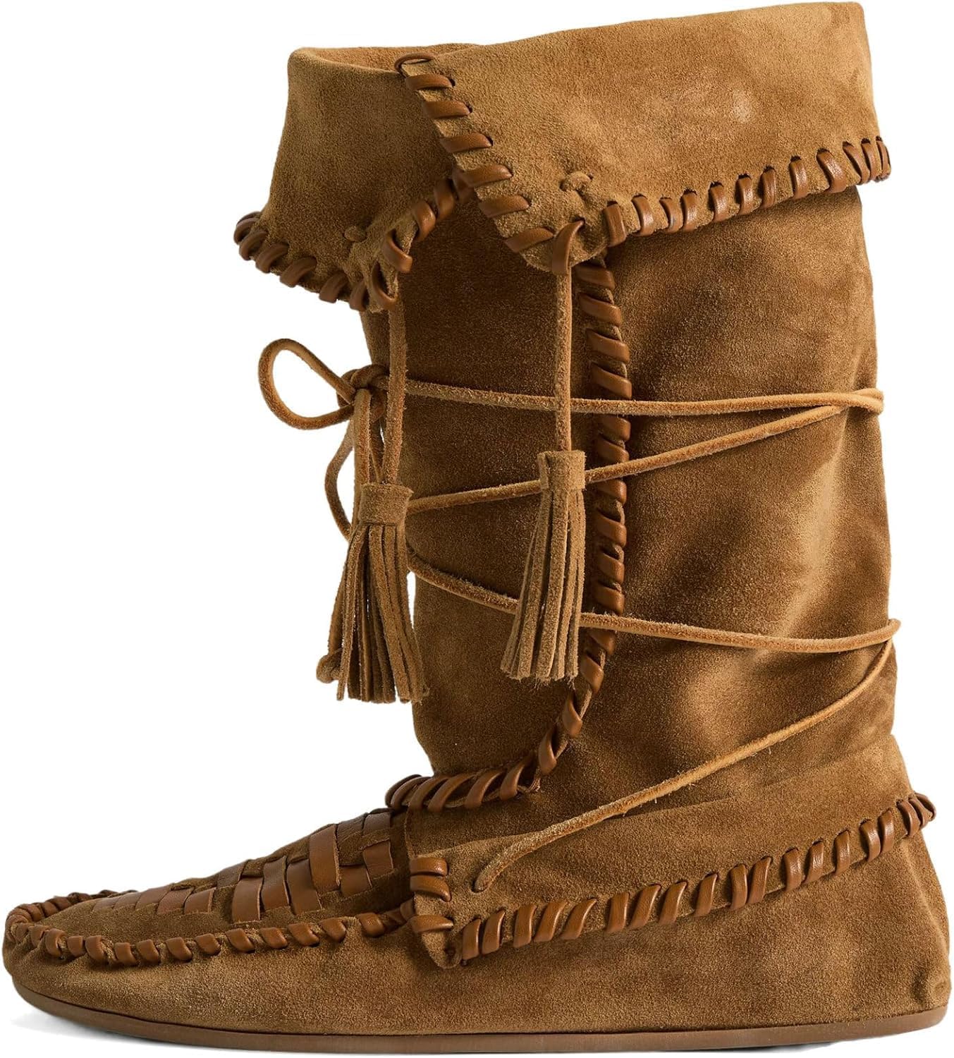 Slouchy Suede Boots Women - Casual Ankle Comfort