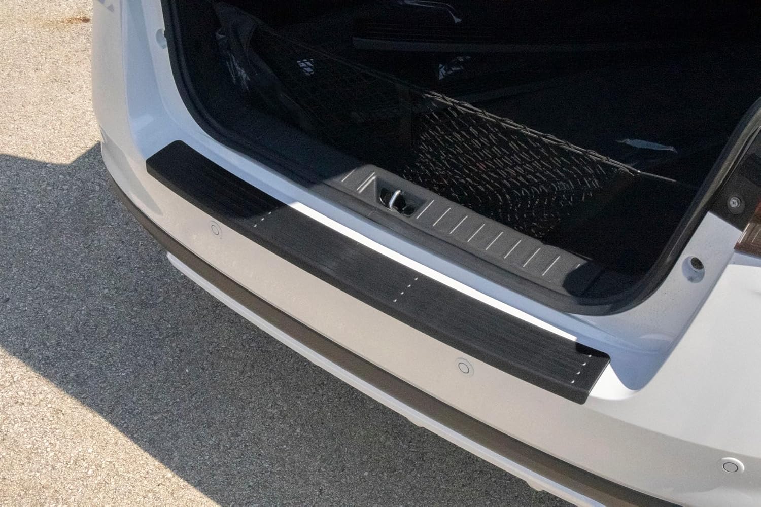 WeatherTech Custom BumperTopper for Nissan Versa, Rear Bumper Protector (BP0150), Black