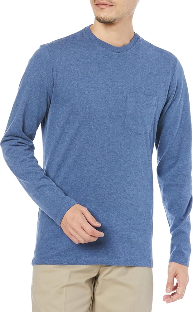 Amazon.co.jp: [Amazon Essentials] Tシャツ スリムフィット 長袖