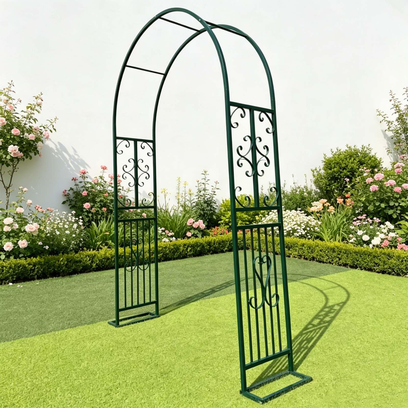 Sturdy Arch for Outdoor Garden Arbor Frame for Climbing Plants, Weatherproof Pergola Trellis,Gazebo,Wedding Arch,For Various Climbing Plants,Celebration Decoration,Bridal Party,Multiple Sizes.
