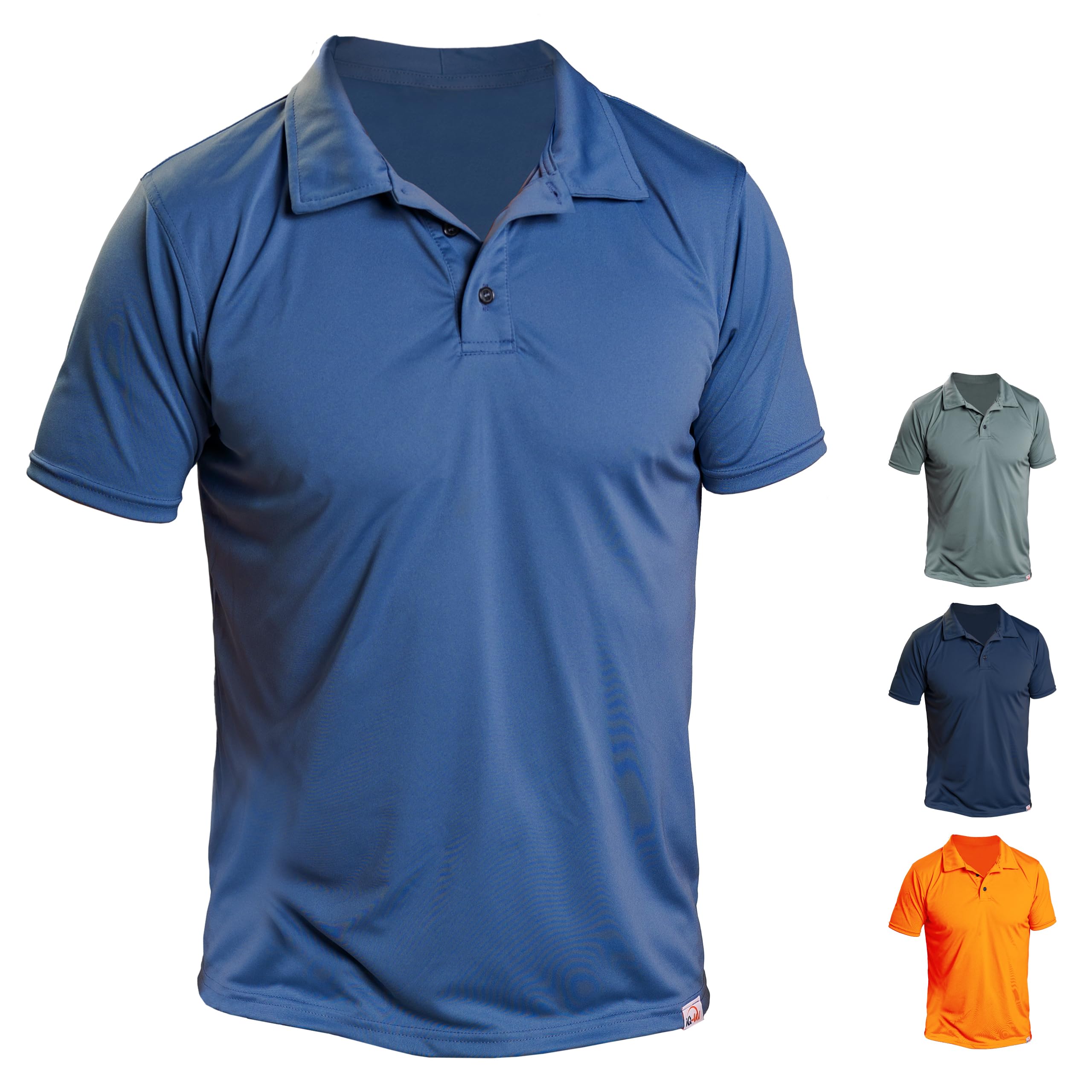 iQ-UV Herren Polo Shirt nachhaltig kühlend Hitzeschutz UPF 50+ iQ-Company