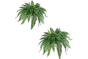 Nearly Natural 48IN Artificial Boston Fern Large Hanging Plant