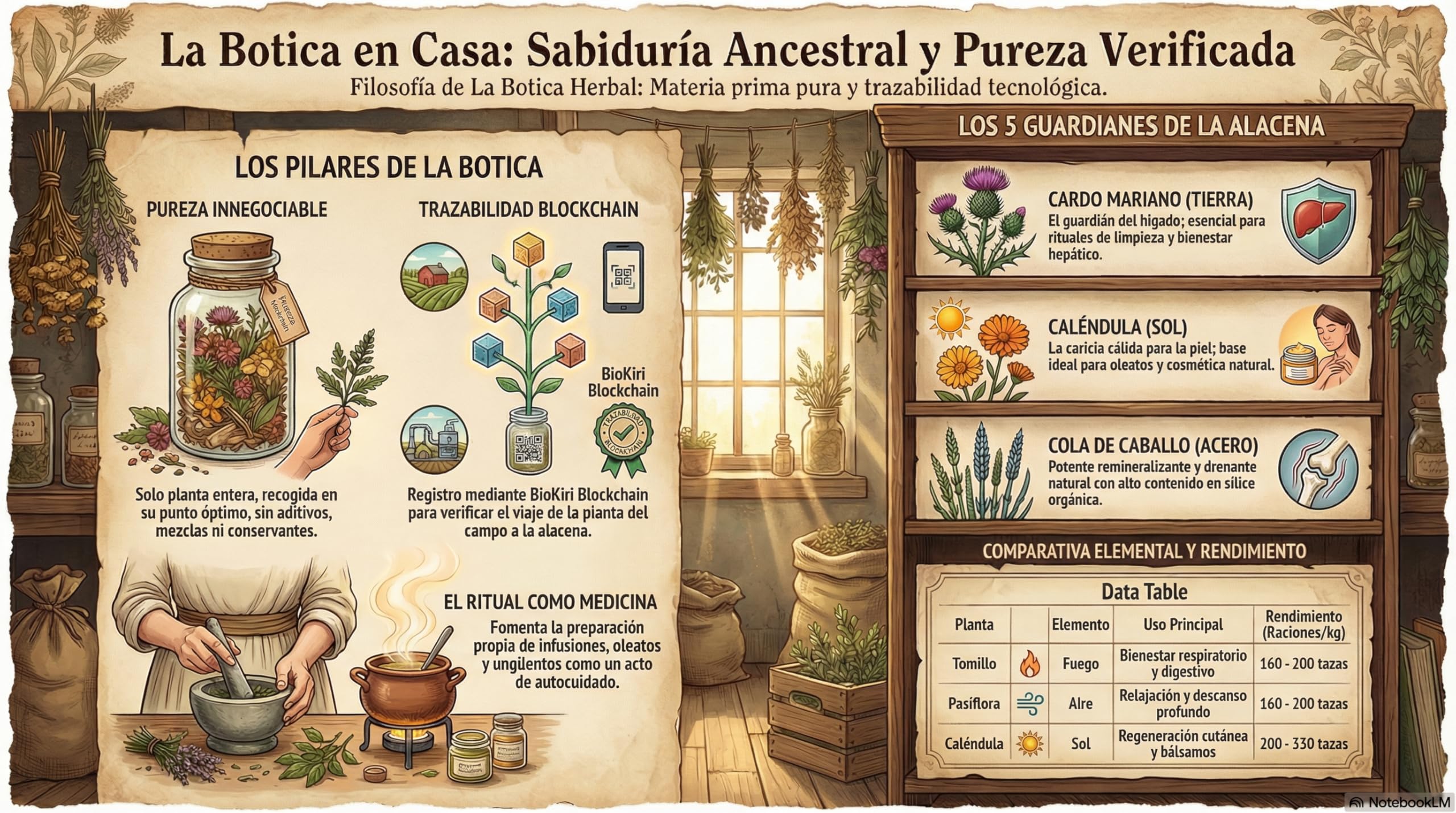 Tomillo Seco Hojas Cortadas · LA BOTICA Grado Herbolario · Envase a Granel 1 Ud 1kg · Infusiones y Recetas