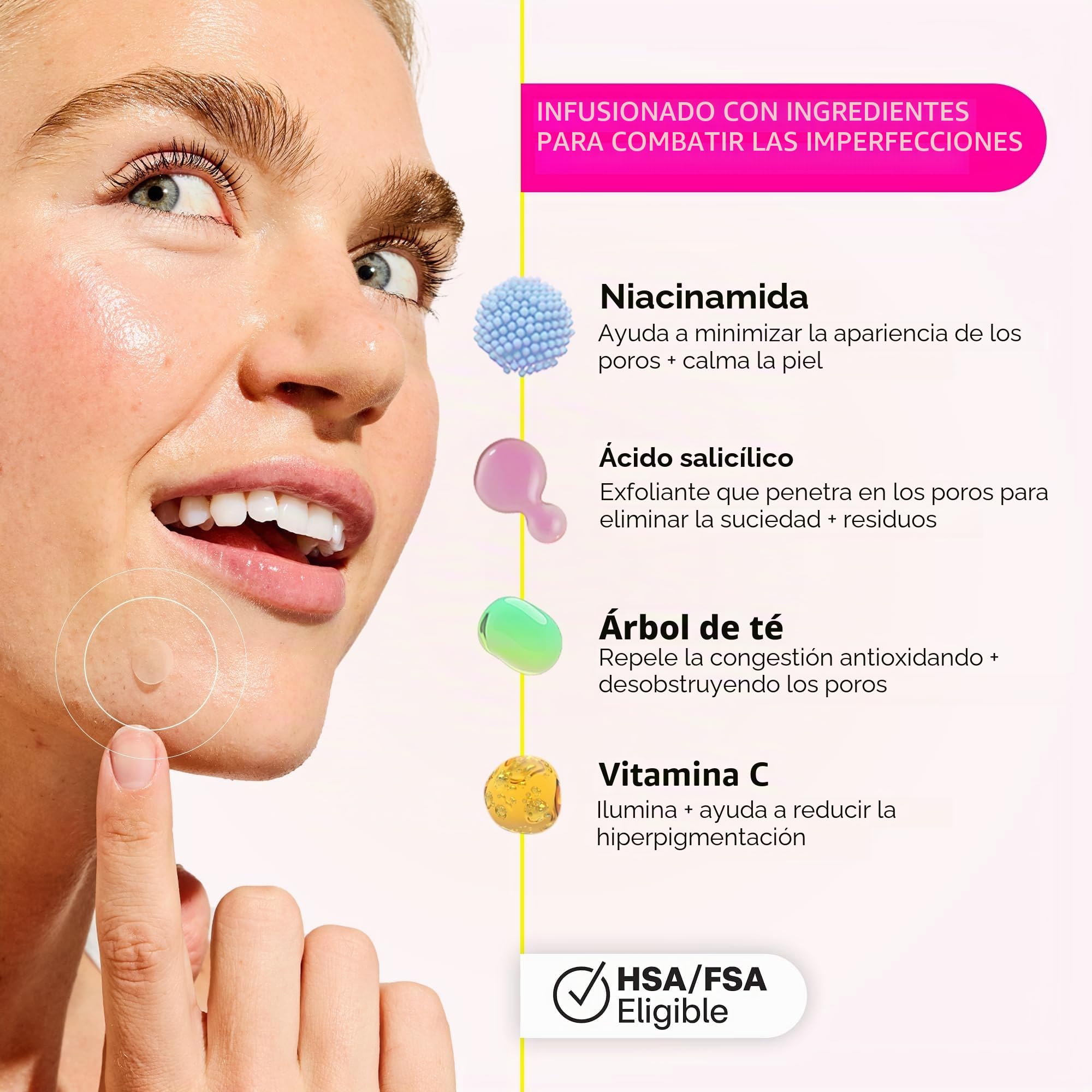 ZitSticka Parches de espinillas para cara y cuerpo, parches hidrocoloides para cubrir granos, parches de acné o calcomanías para puntos de acné, parche corporal (GOO GETTER 36 unidades)