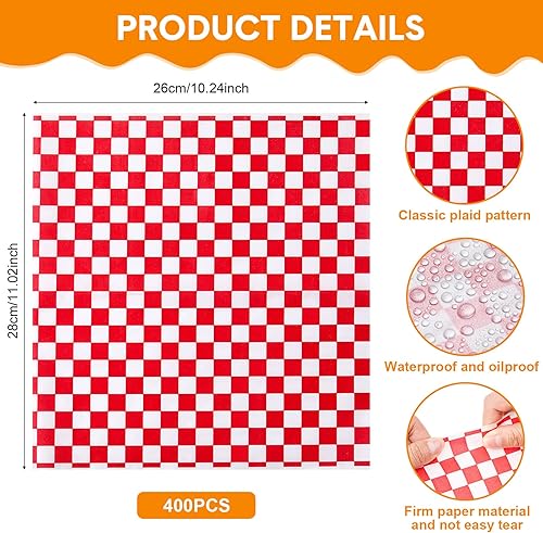 Miniatura 3 de 80 cestas de plástico de comida rápida con 200 forros para servir cestas y forros para perros calientes para fiestas de cumpleaños de verano, cestas