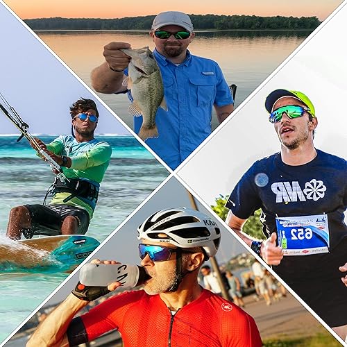 Miniatura 7 de Gafas de sol deportivas para hombres y mujeres, ideales para conducir, pescar, ciclismo y correr, protección UV